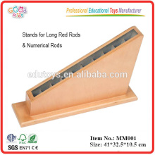 Montessori Preschool Educational Wooden Toys Rack for Red Rods